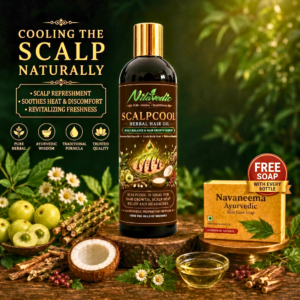 Scalpcool Herbal Hair Oil 200 ml | Ayurvedic Cooling Oil for Hair Growth & Scalp Care